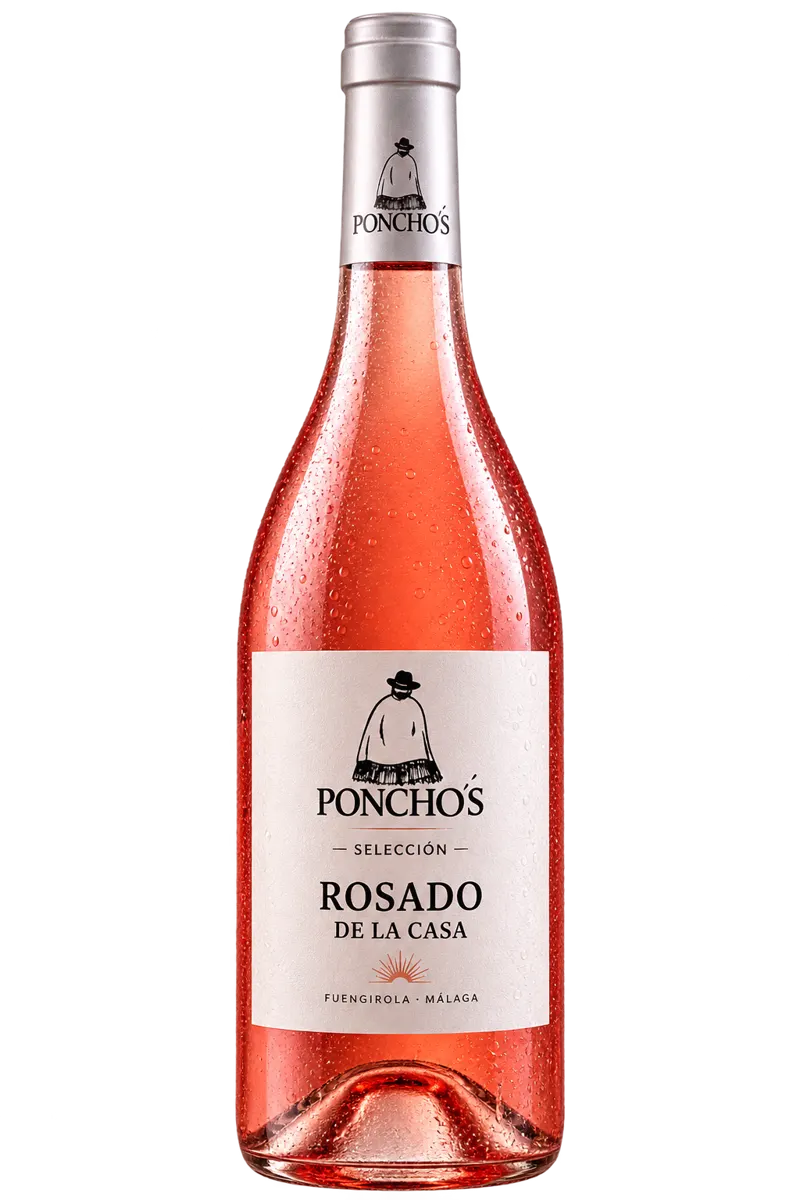 Vino rosado de la casa