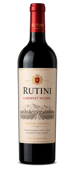 Botella de Rutini Cabernet Malbec